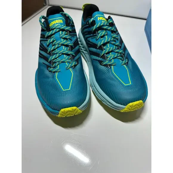 New NIB Women Hoka One Speedgoat 9 Turquoise Blue CBAB walk run sport athletic - Picture 7 of 12
